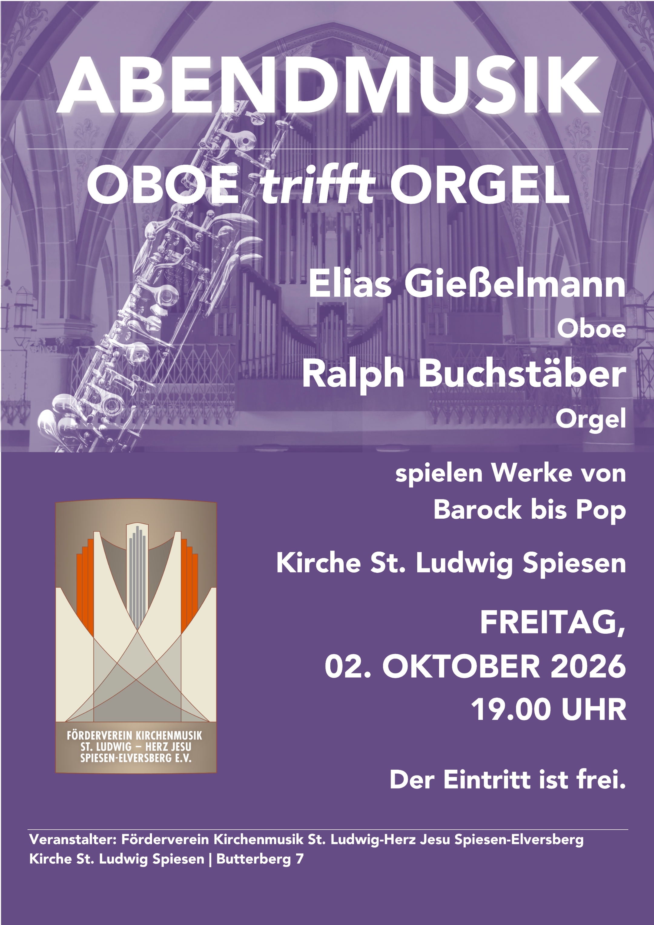 Abendmusik 02. Oktober 2026