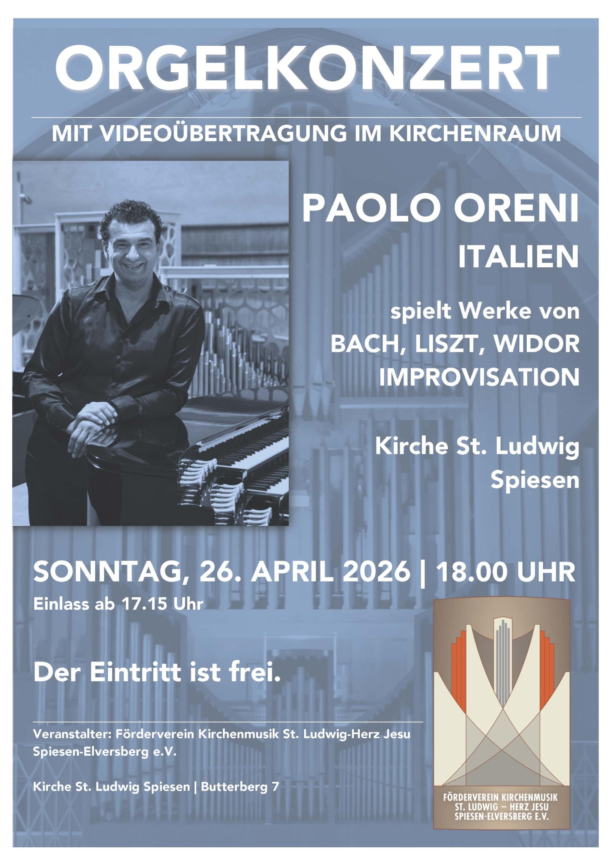 Orgelkonzert 26.04.2026